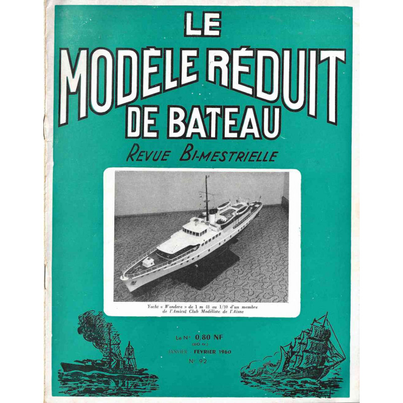 Couverture Modèle Réduit Bateau 92