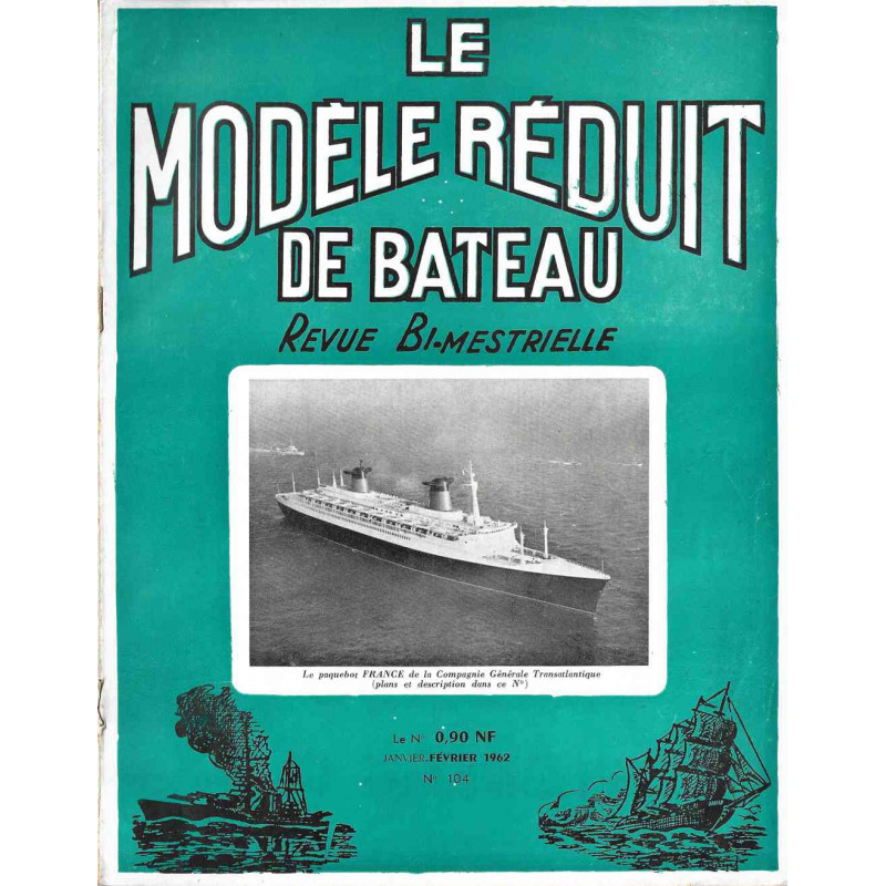 Couverture Modèle Réduit Bateau 104