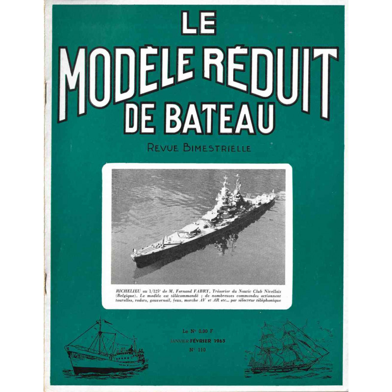 Couverture Modèle Réduit Bateau 110