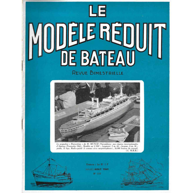 Couverture Modèle Réduit Bateau 113