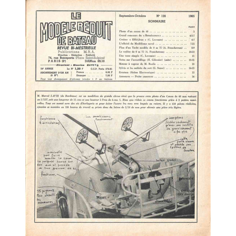 Sommaire Modèle Réduit Bateau 126