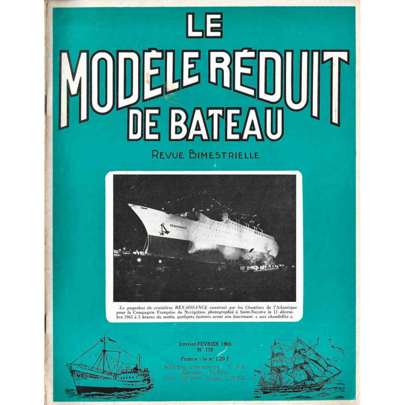 Couverture Modèle Réduit Bateau 128