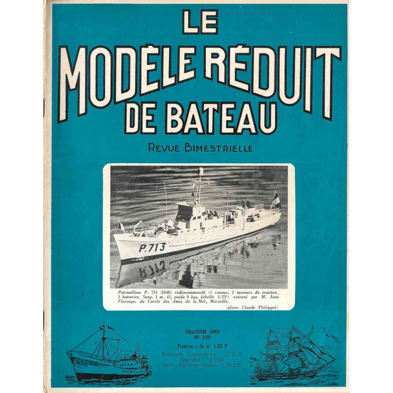 Couverture Modèle Réduit Bateau 130