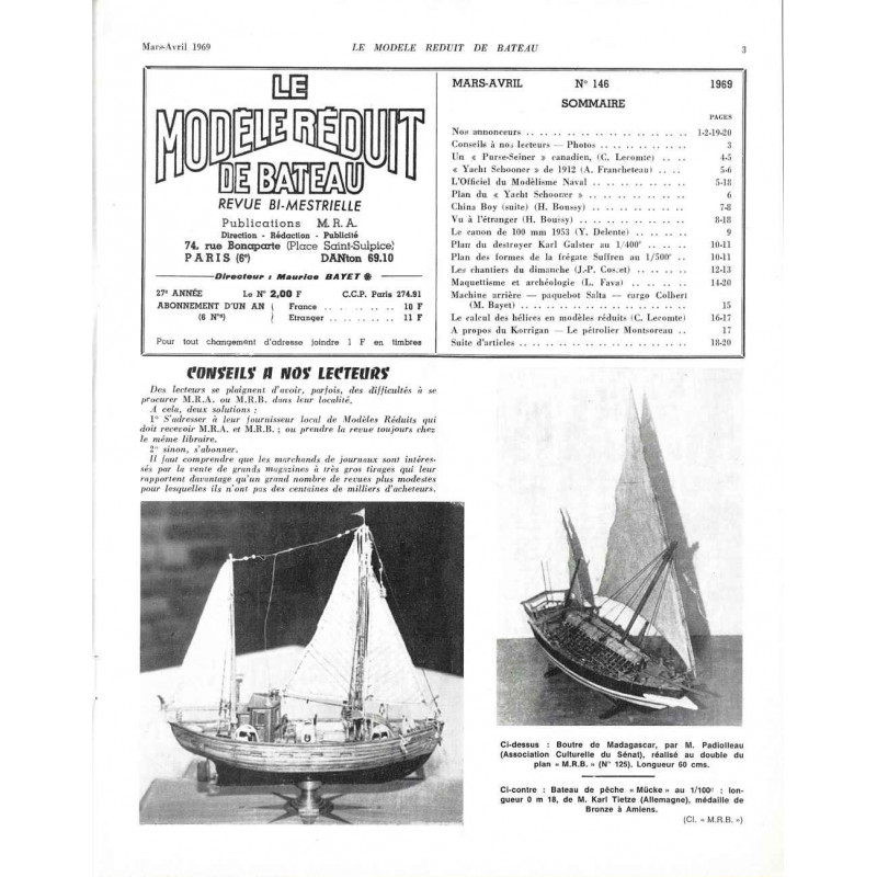Sommaire Modèle Réduit Bateau 146