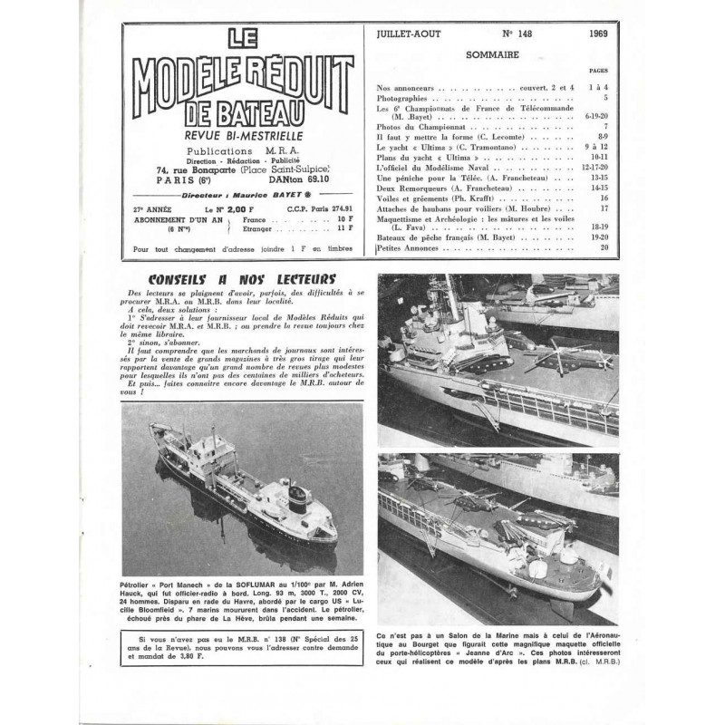 Sommaire Modèle Réduit Bateau 148