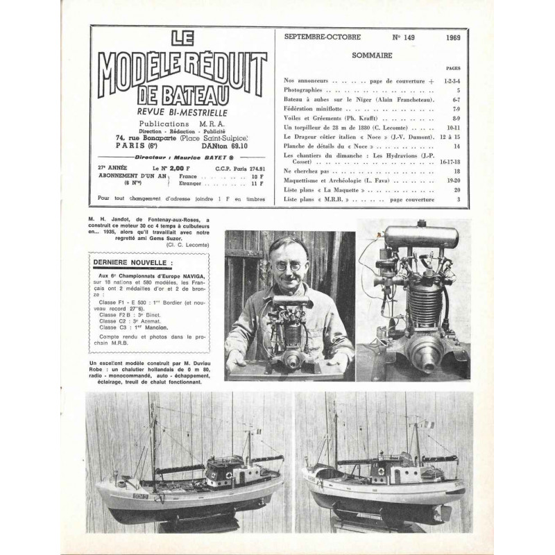 Sommaire Modèle Réduit Bateau 149