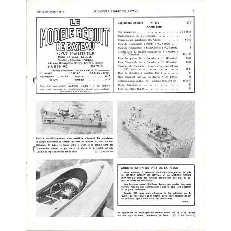 Sommaire Modèle Réduit Bateau 179