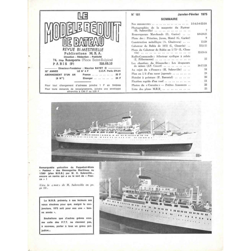 Sommaire Modèle Réduit Bateau 181