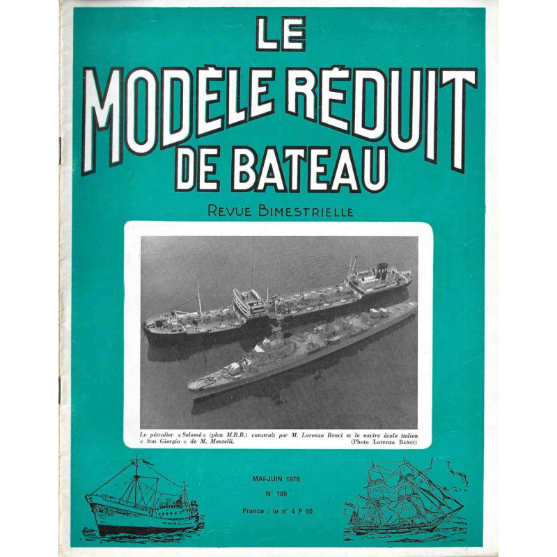 Couverture Modèle Réduit Bateau 189