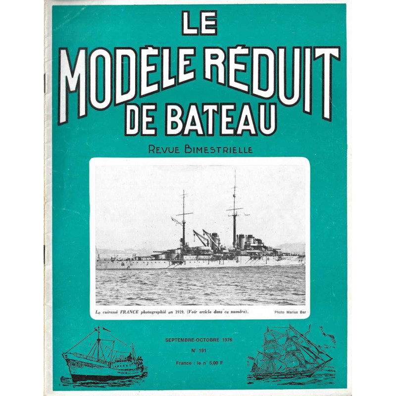 Couverture Modèle Réduit Bateau 191