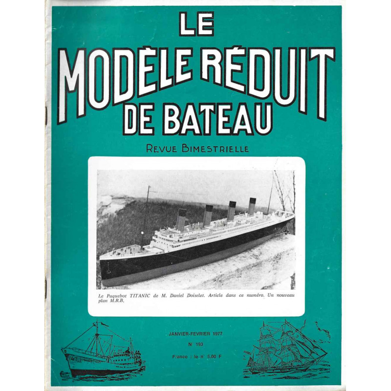 Couverture Modèle Réduit Bateau 193