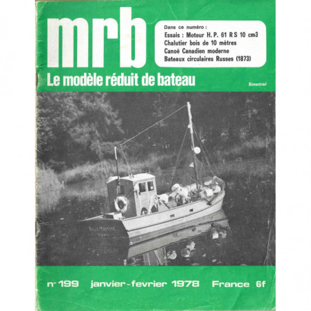 Couverture Modèle Réduit Bateau 199