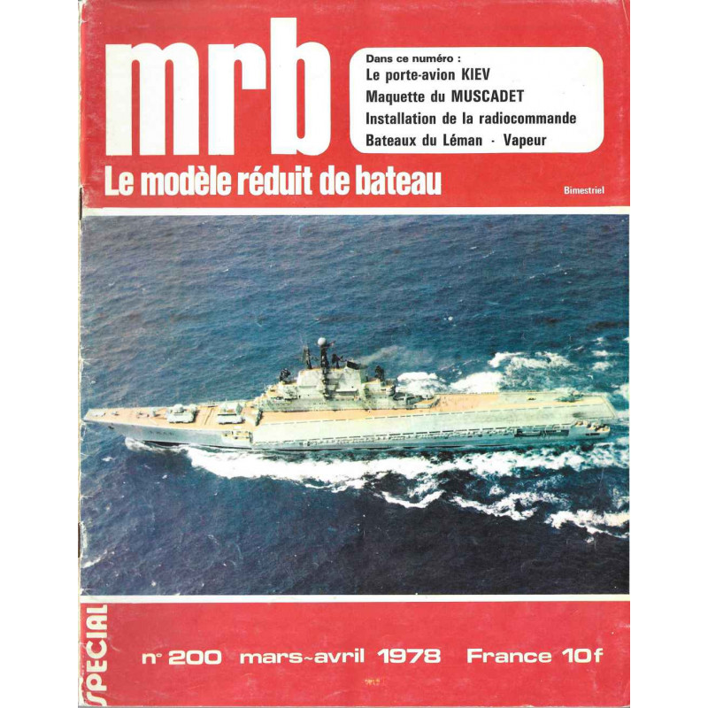 Couverture Modèle Réduit Bateau 200