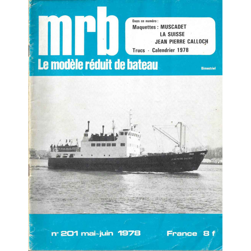Couverture Modèle Réduit Bateau 201