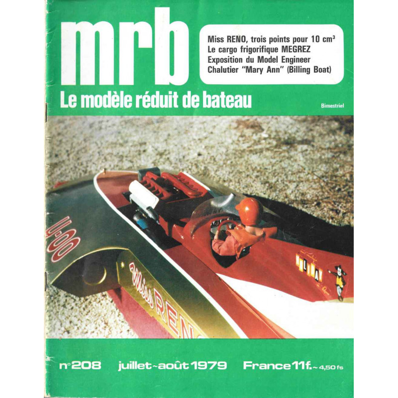 Couverture Modèle Réduit Bateau 208