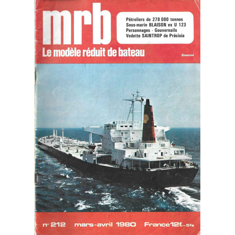 Couverture Modèle Réduit Bateau 212