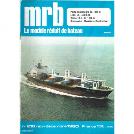 Couverture Modèle Réduit Bateau 216