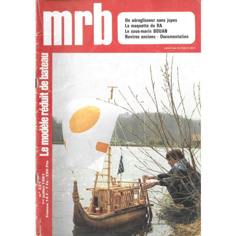 Couverture Modèle Réduit Bateau 221