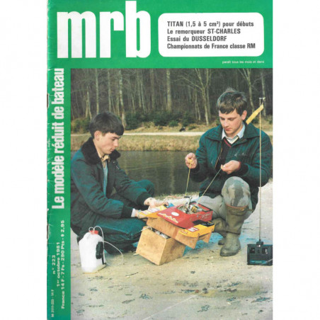 Couverture Modèle Réduit Bateau 223