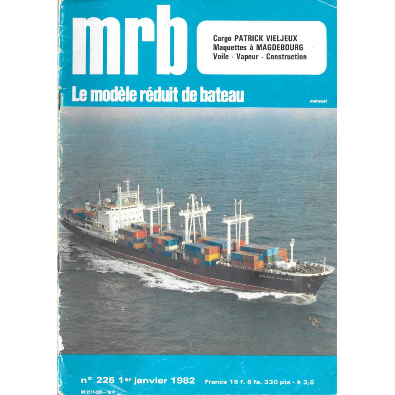 Couverture Modèle Réduit Bateau 225