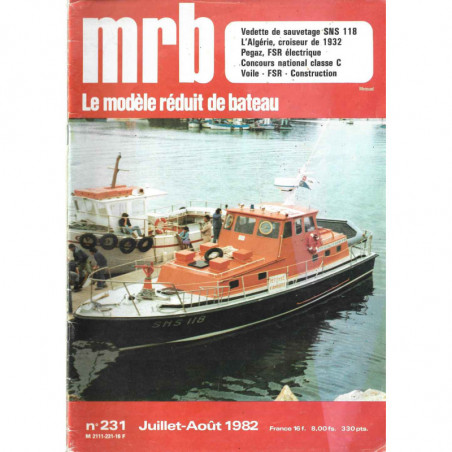 Couverture Modèle Réduit Bateau 231