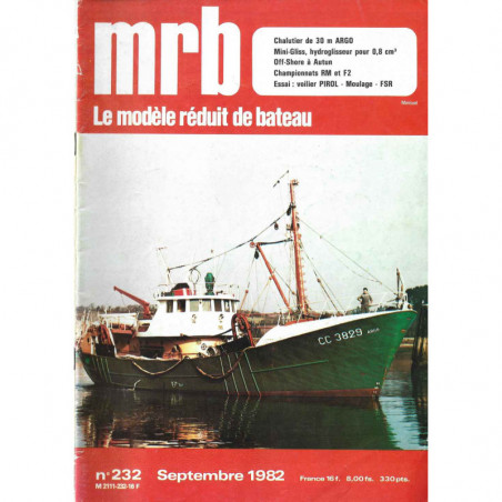 Couverture Modèle Réduit Bateau 232