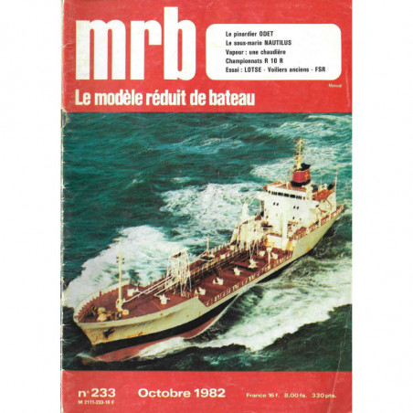 Couverture Modèle Réduit Bateau 233