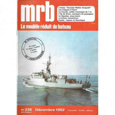 Couverture Modèle Réduit Bateau 235