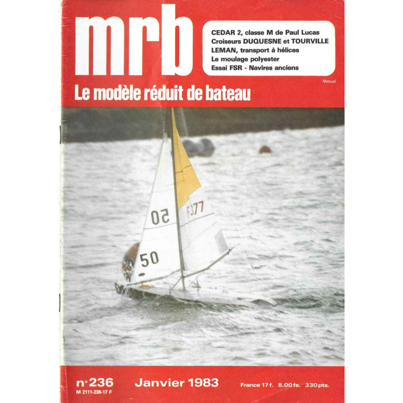Couverture Modèle Réduit Bateau 236