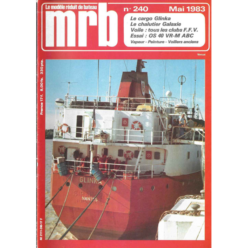 Couverture Modèle Réduit Bateau 240