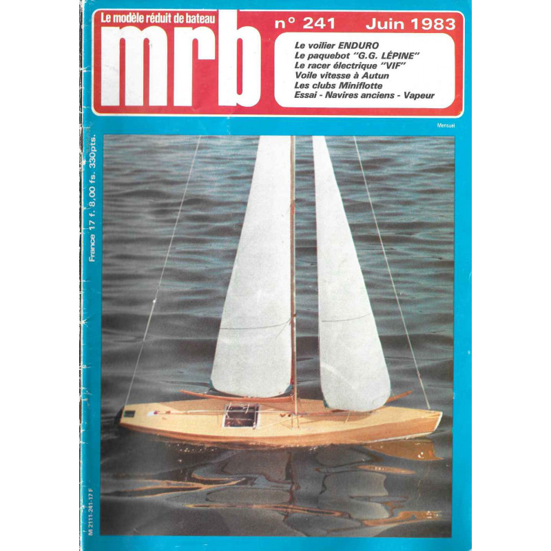 Couverture Modèle Réduit Bateau 241