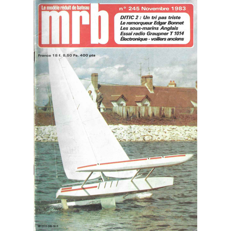 Couverture Modèle Réduit Bateau 245