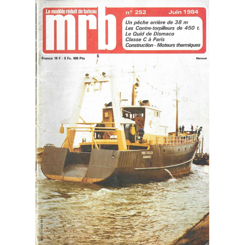 Couverture Modèle Réduit Bateau 252