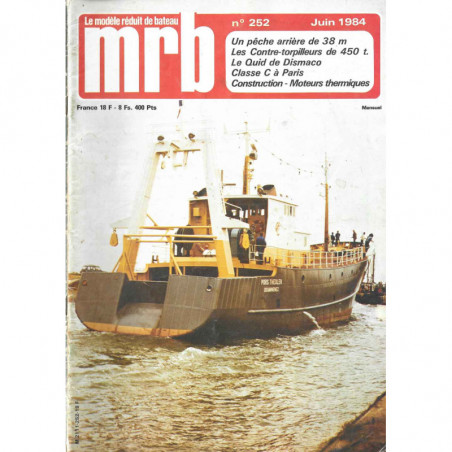 Couverture Modèle Réduit Bateau 252