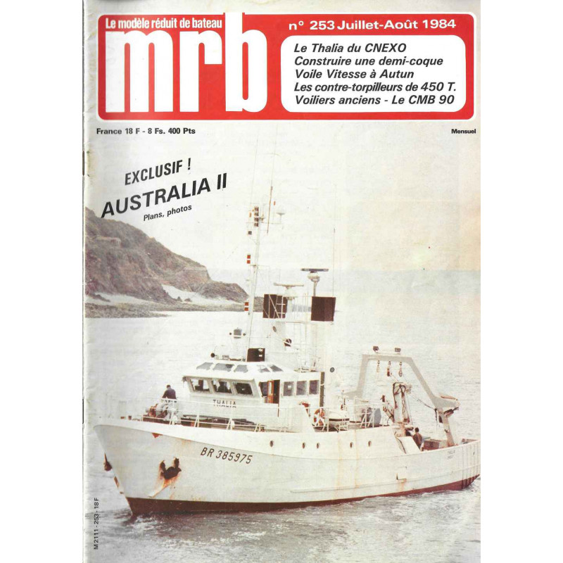 Couverture Modèle Réduit Bateau 253