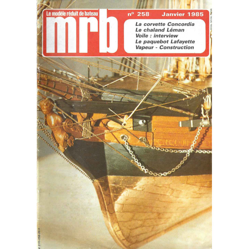 Couverture Modèle Réduit Bateau 258
