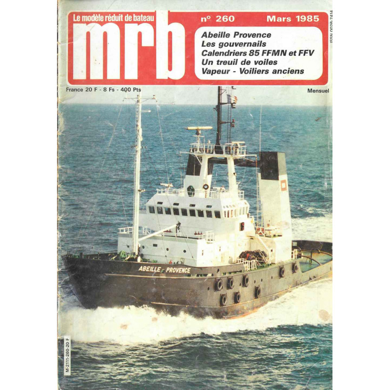 Couverture Modèle Réduit Bateau 260