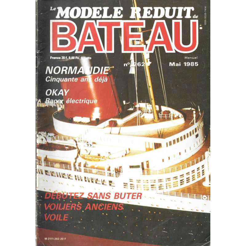 Couverture Modèle Réduit Bateau 262