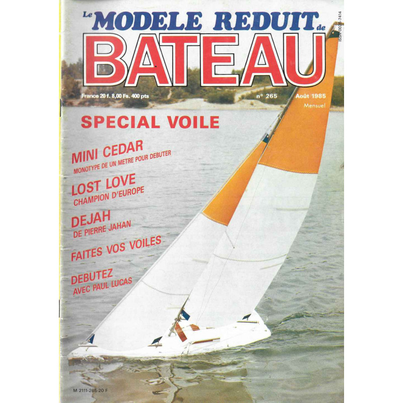 Couverture Modèle Réduit Bateau 265