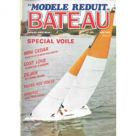 Couverture Modèle Réduit Bateau 265