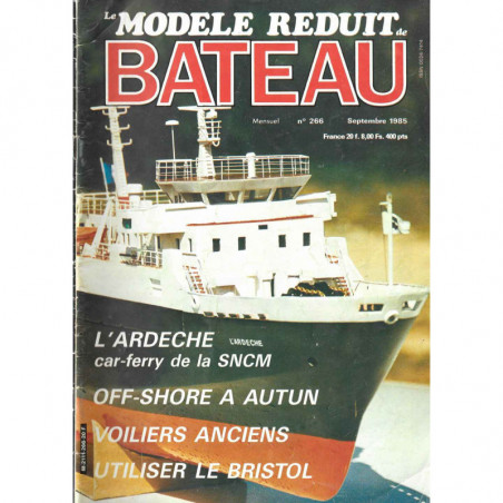 Couverture Modèle Réduit Bateau 266