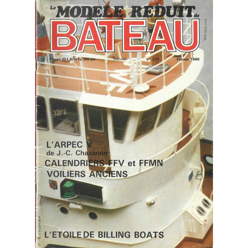 Couverture Modèle Réduit Bateau 271