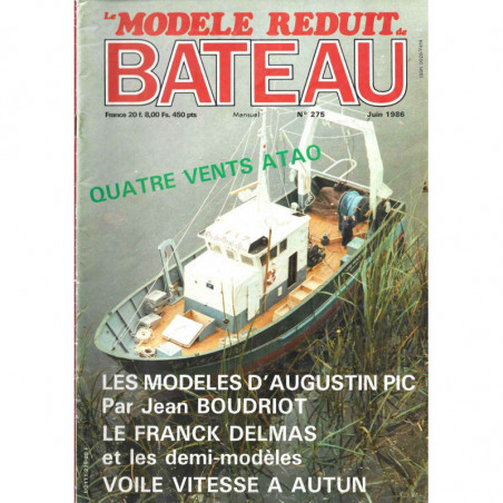 Couverture Modèle Réduit Bateau 275