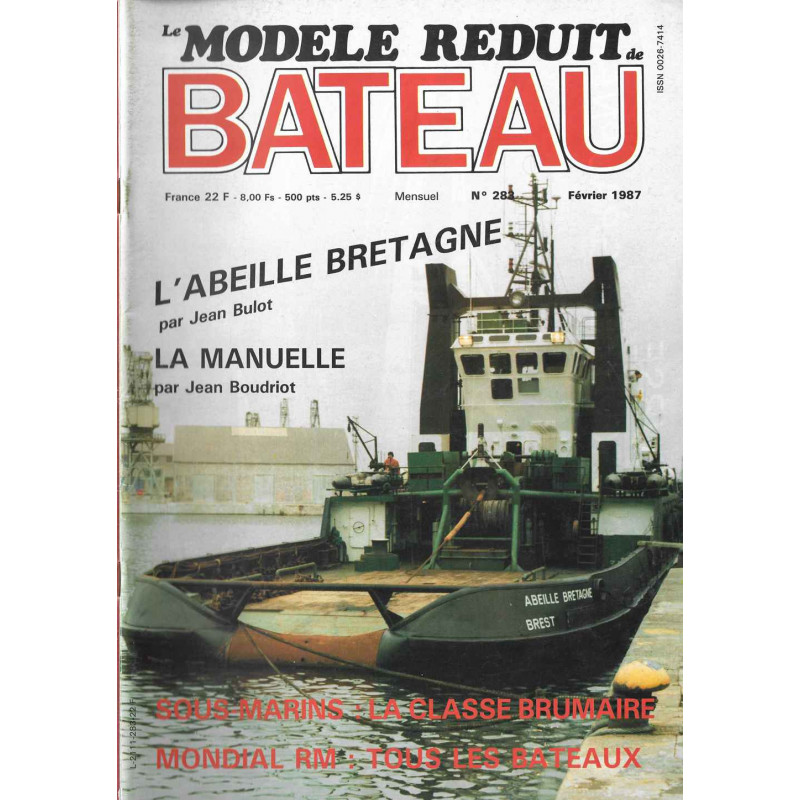 Couverture Modèle Réduit Bateau 283