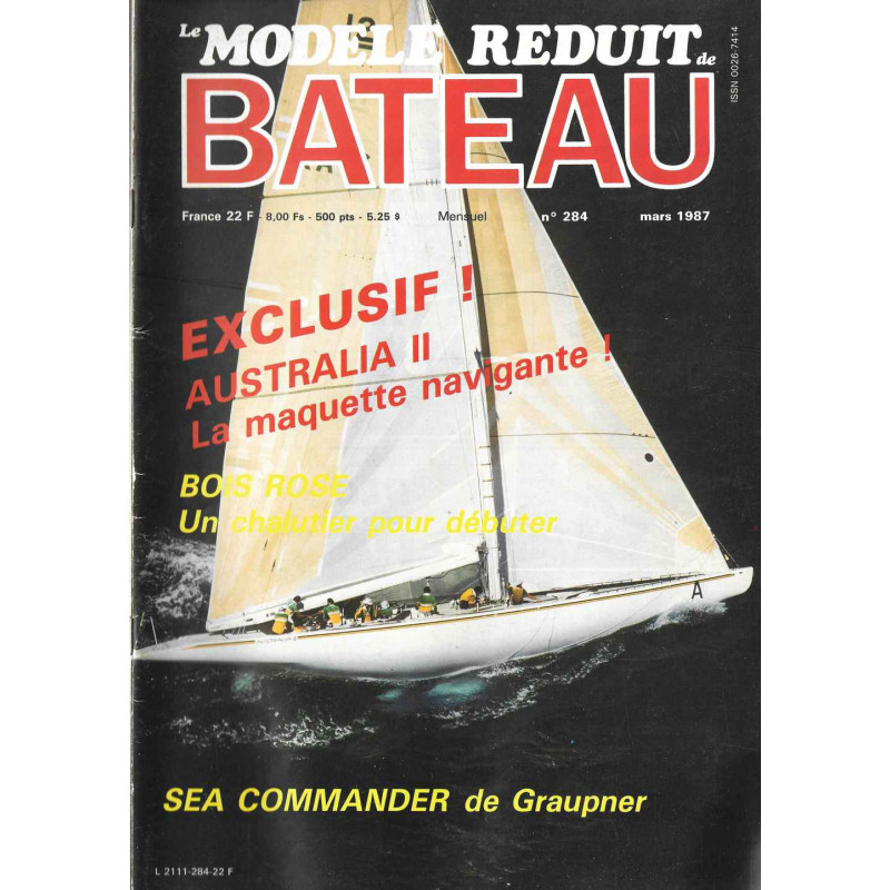 Couverture Modèle Réduit Bateau 284