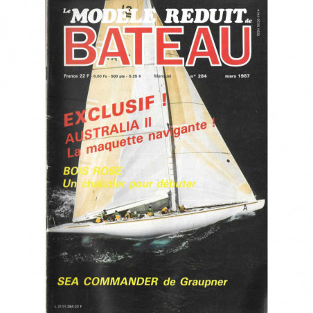 Couverture Modèle Réduit Bateau 284