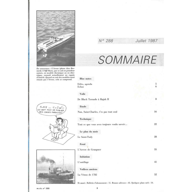 Sommaire Modèle Réduit Bateau 288