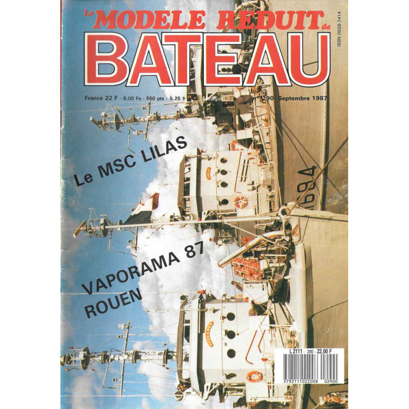 Couverture Modèle Réduit Bateau 290