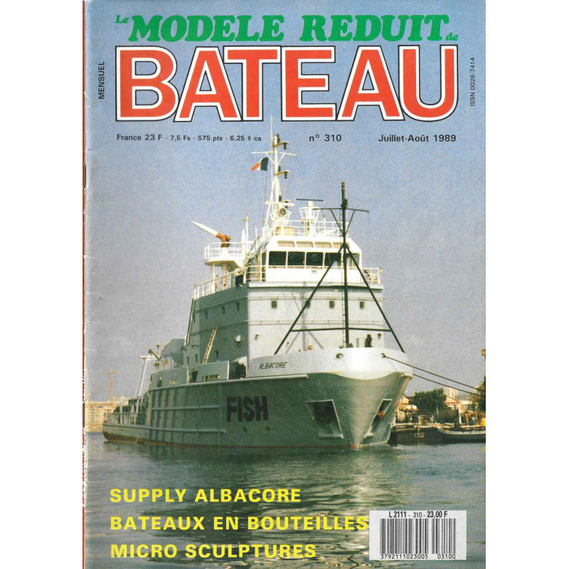 Couverture Modèle Réduit Bateau 310