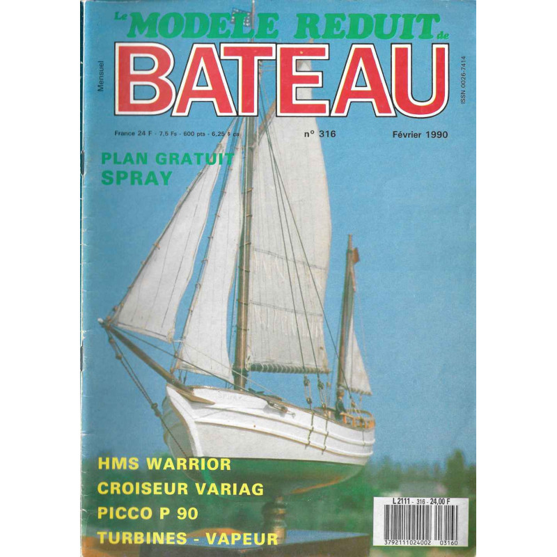 Couverture Modèle Réduit Bateau 316